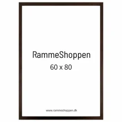 Mørk brun træramme - Type 830