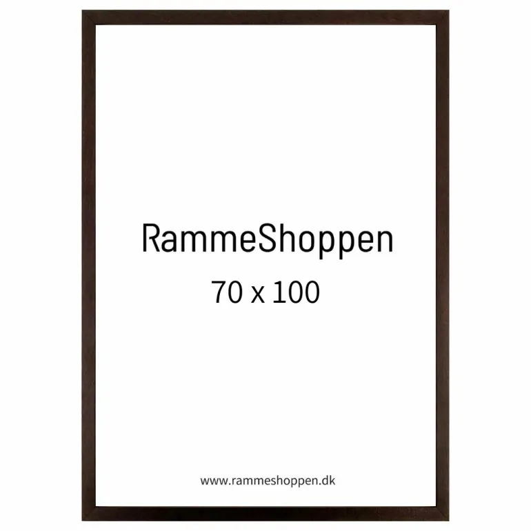 Mørk brun træramme - Type 830
