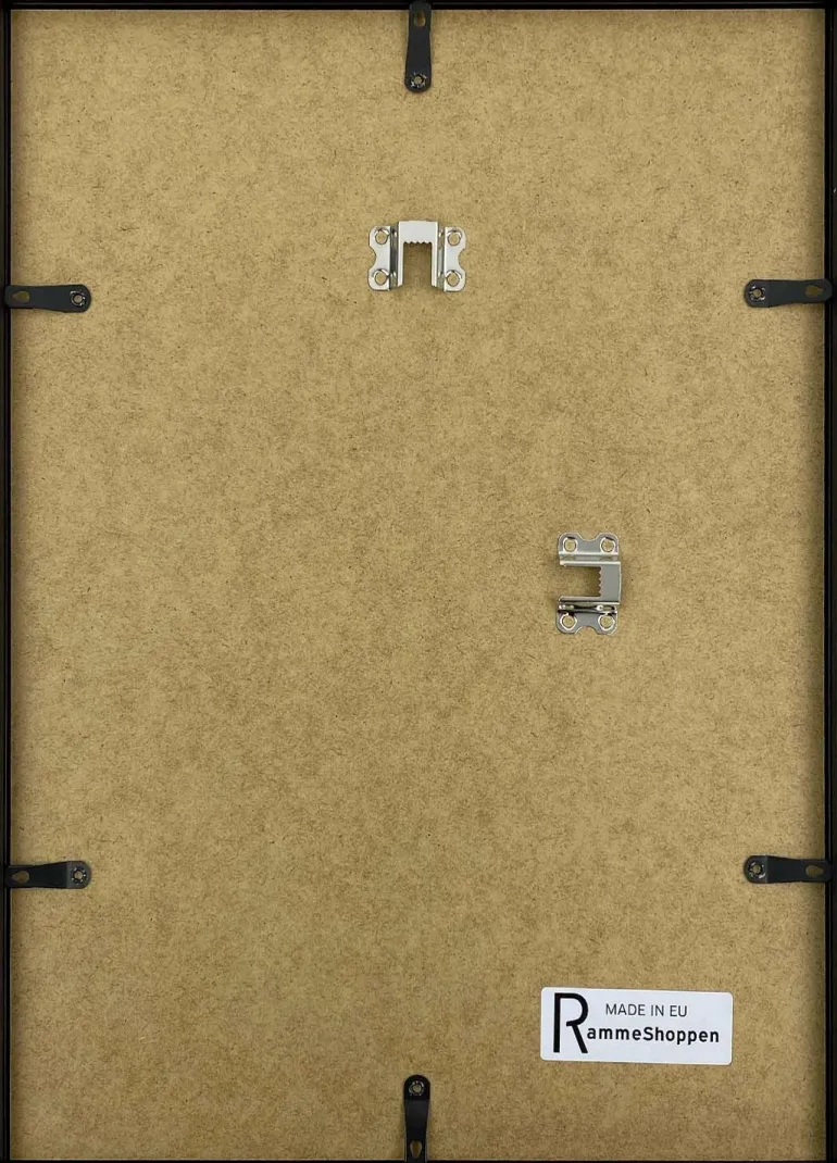 Mørk brun træramme, 40 x 60 cm, Type 830