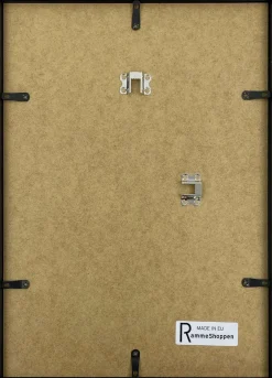 Mørk brun træramme, smal, 15 x 21 cm, A5, Type 830