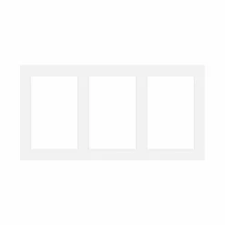 Passepartout, Frosthvid, Standardmål, MED FLERE HULLER