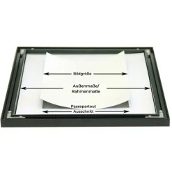 Passepartout, Frosthvid, Standardmål, MED FLERE HULLER