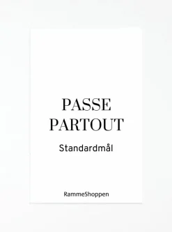 Passepartout, Frosthvid, Standardmål
