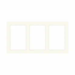 Passepartout, Naturhvid, Standardmål, MED FLERE HULLER