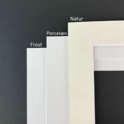 Passepartout, Naturhvid, Standardmål, MED FLERE HULLER