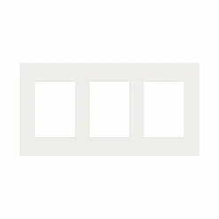 Passepartout, Porcelænshvid, Standardmål, MED FLERE HULLER