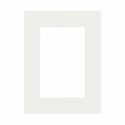 Passepartout, Porcelænshvid, Standardmål