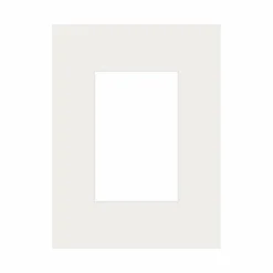 Passepartout, Porcelænshvid, Standardmål