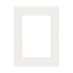 Passepartout, Porcelænshvid, Standardmål