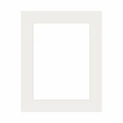 Passepartout, Porcelænshvid, Standardmål