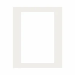 Passepartout, Porcelænshvid, Standardmål