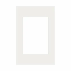 Passepartout, Porcelænshvid, Standardmål