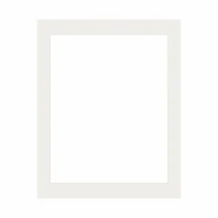 Passepartout, Porcelænshvid, Standardmål