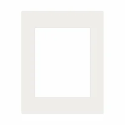 Passepartout, Porcelænshvid, Standardmål