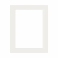 Passepartout, Porcelænshvid, Standardmål