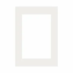 Passepartout, Porcelænshvid, Standardmål