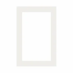 Passepartout, Porcelænshvid, Standardmål