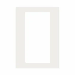 Passepartout, Porcelænshvid, Standardmål