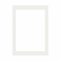 Passepartout, Porcelænshvid, Standardmål