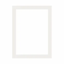 Passepartout, Porcelænshvid, Standardmål