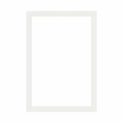 Passepartout, Porcelænshvid, Standardmål