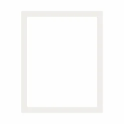 Passepartout, Porcelænshvid, Standardmål