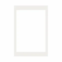 Passepartout, Porcelænshvid, Standardmål