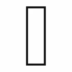 Passepartout, Sort med hvid kerne, Standardmål