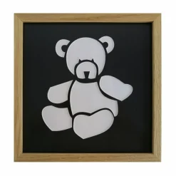Pengegaveramme, Bamse, 20x20 cm