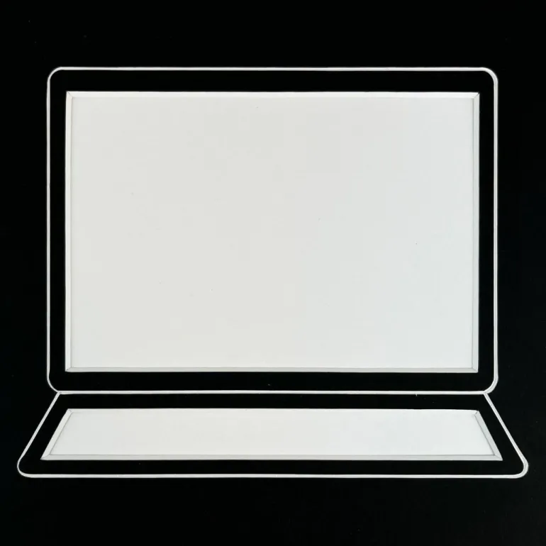 Pengegaveramme, Bærbar PC, 20x20 cm