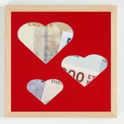 Pengegaveramme, Julerammer, udvalg, 20x20 cm