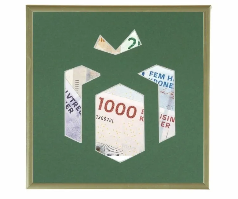 Pengegaveramme, Julerammer, udvalg, 20x20 cm