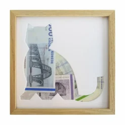 Pengegaveramme, Kat, 20x20 cm