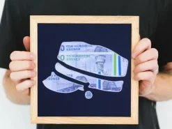 Pengegaveramme, Student, 20x20 cm