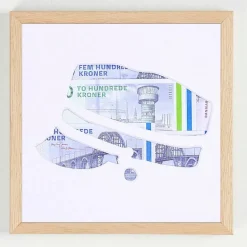 Pengegaveramme, Student, 20x20 cm