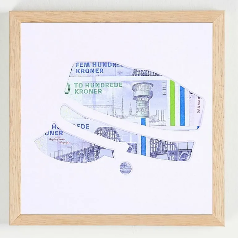 Pengegaveramme, Student, 20x20 cm