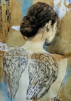 Plakat, Angel heart, Loui Jover Art