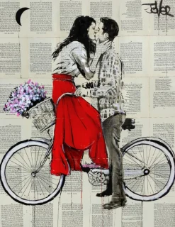 Plakat, Bike days, Loui Jover Art