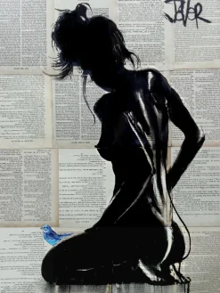 Plakat, Blue nude, Loui Jover Art