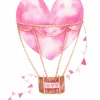 Plakat, Hjerte Luftballon