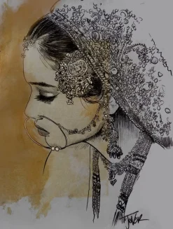 Plakat, India, Loui Jover Art