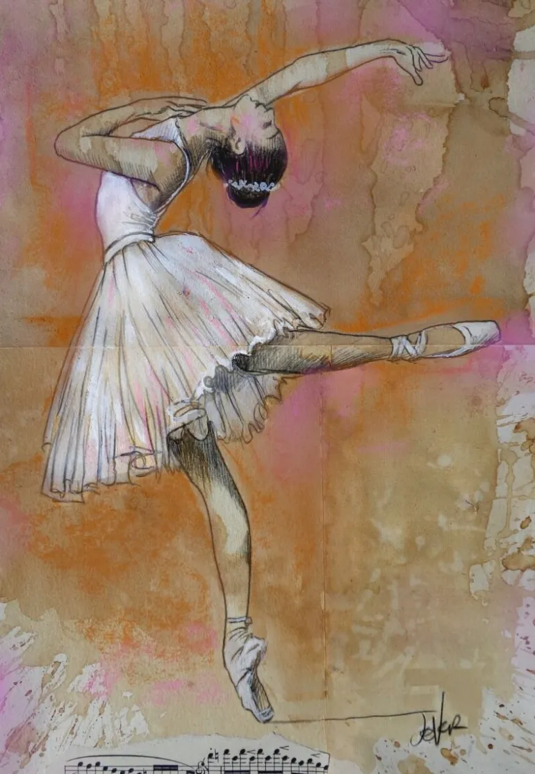 Plakat, Pirouette, Loui Jover Art