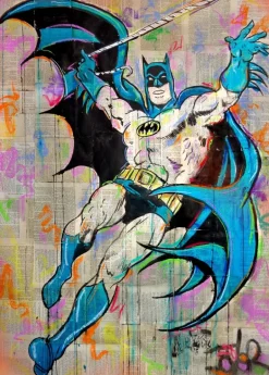 Plakat, Pop Bat Hero, Loui Jover Art