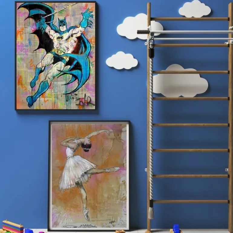 Plakat, Pop Bat Hero, Loui Jover Art