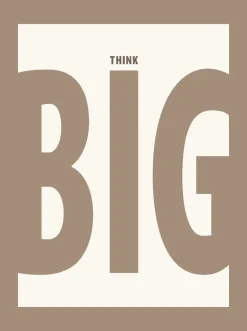 Plakat, Think Big Poster