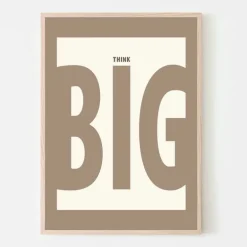 Plakat, Think Big Poster