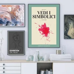 Plakat, Vedi i simbolici