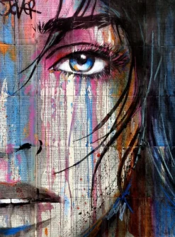 Plakat, Village, Loui Jover Art
