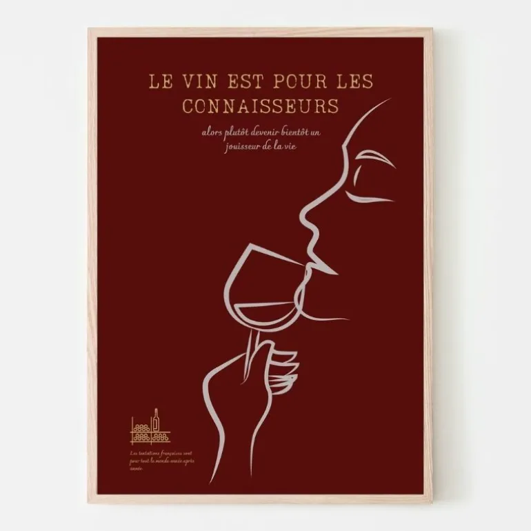 Plakat, Vin er for livsnydere