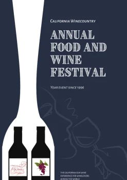 Plakat, Vinfestival, vinplakat